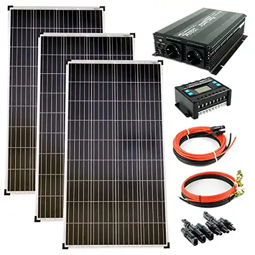 Solaranlage für Wohnmobile: Solartronics Komplettset mit 3×130 Watt Poly