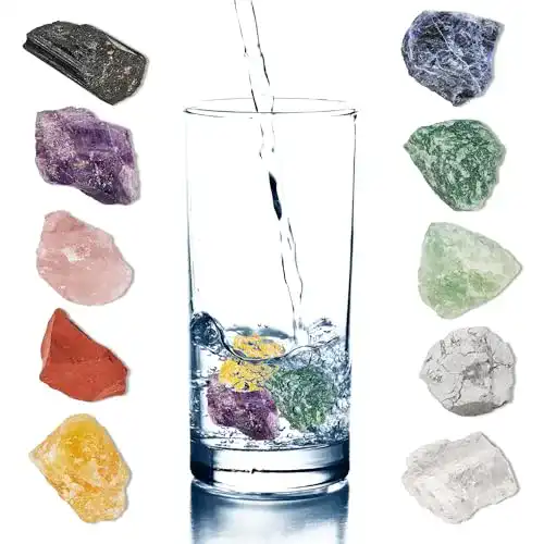 Energiesteine Puraja All in One Edelstein Set für Wasser- und Heilsteine