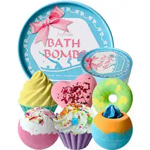 Badebomben Aofmee Geschenkset mit 6 Badekugeln