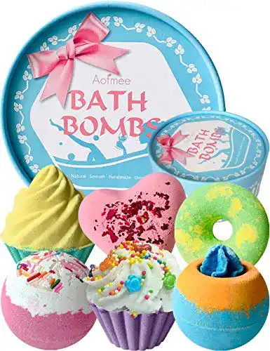 Badebomben Aofmee Geschenkset mit 6 Badekugeln