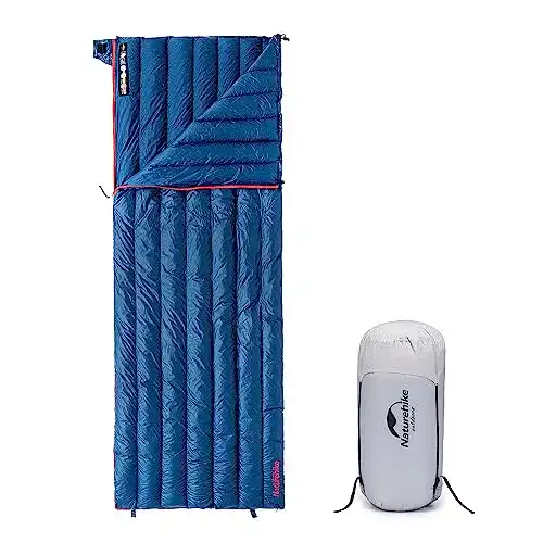 Daunenschlafsack Naturehike White Ultralight mit Gänsedaunen