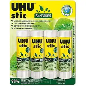 Uhu Stic Klebestift ReNATURE 4x40g Nachhaltiger Kleber