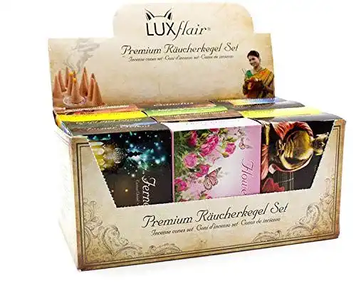 Luxflair Premium Räucherkegel Mischung 12 x 20