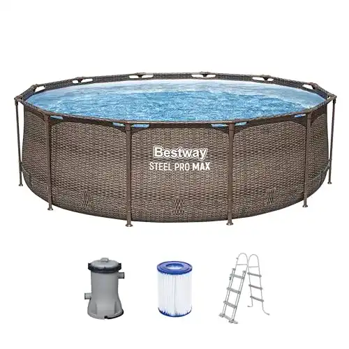 Bestway Steel Pro MAX Frame Pool-Set mit Filterpumpe Ø 366 cm