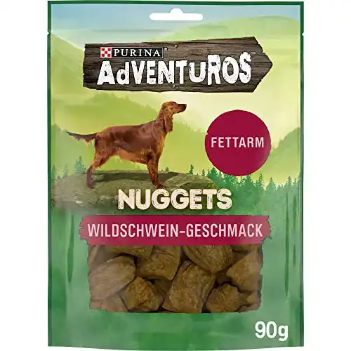 Hundeleckerlies Adventuros Nuggets mit Wildschwein für Hunde