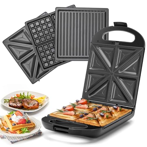 Sandwichmaker 3-in-1 Taylor Swoden Bruno im Retro-Design