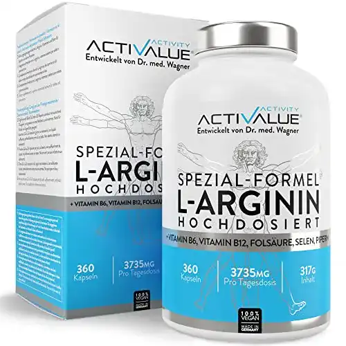 L-Arginin Activalue: Spezial-Formel mit 4500mg