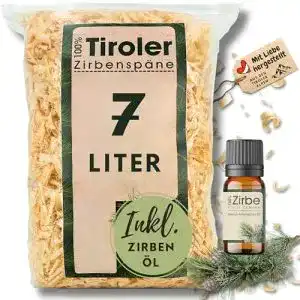 Zirbenspäne Sagl.tirol Nachfüllpack, 7 Liter, unbehandelt