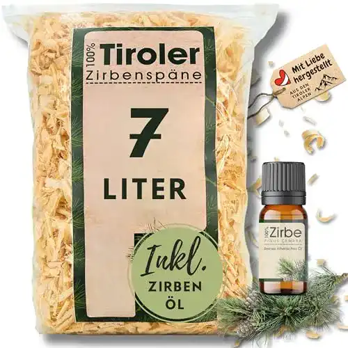 Zirbenspäne Sagl.tirol Nachfüllpack, 7 Liter, unbehandelt