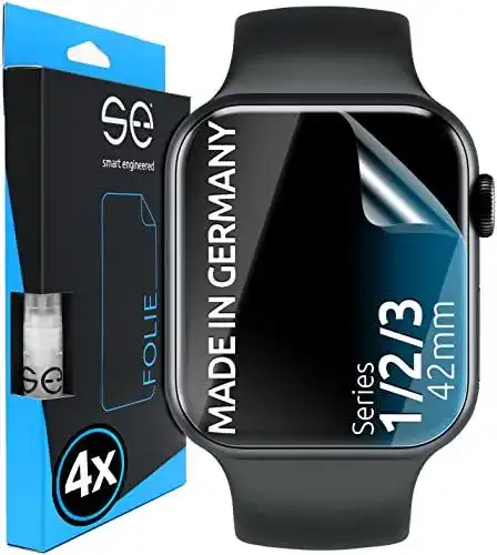 Apple Watch Schutzfolie Smart Engineered 4x SE 3D Schutzfolie