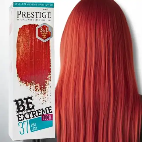 Haartönung rot von Vip’s Prestige Be Extreme Semipermanente Haartonisierung