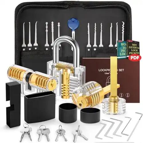 Lockpicking Set IPSXP mit 32 Teilen und Dietriche