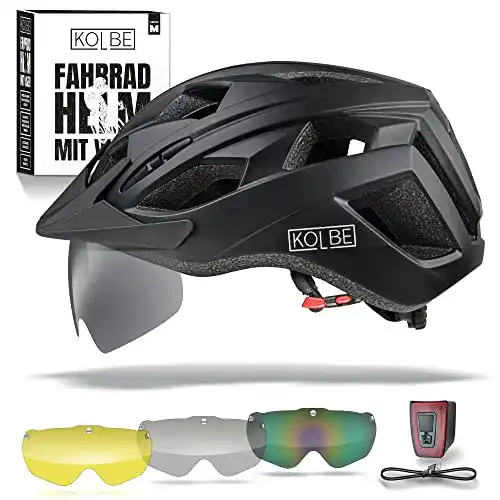 Fahrradhelm für Herren mit Visier von Kolbe