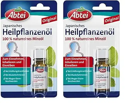 Japanisches Heilpflanzenöl Abtei – 100% reines Minzöl 10ml