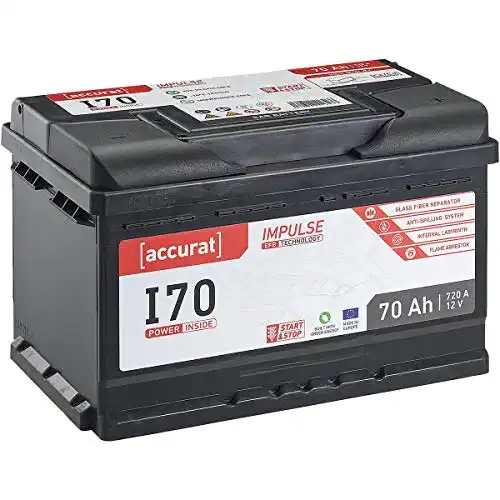 Accurat EFB Batterie I70-12V, 70Ah, 720A für Start-Stop-Betrieb