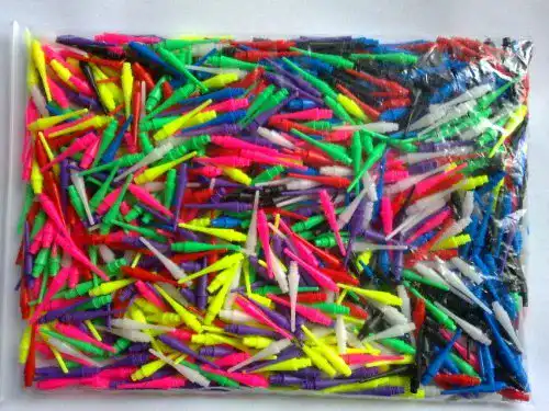 Dartspitzen Bull’s Good-Darts 500 bunte Spitzen in verschiedenen Farben
