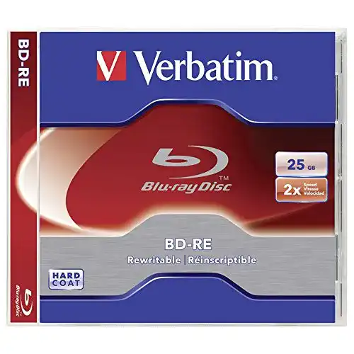 Blu-ray Rohling Verbatim BD-RE Single-Layer 25GB 1er Jewel Case