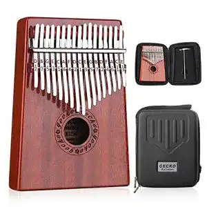 Kalimba Gecko 17 Schlüssel Daumenklavier mit wasserdichter Box