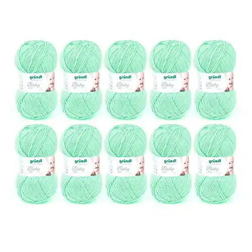 Gründl Baby uni Strickgarn und Häkelgarn mit OEKO-TEX-Zertifikat