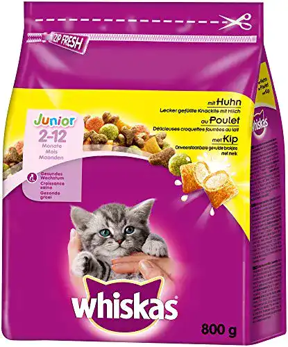 Trockenfutter für Kätzchen von Whiskas – Junior Katzenfutter