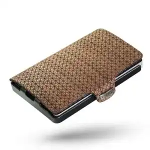 I-Clip Geldbörse aus Nussbaumholz – Slim Wallet für Karten und Scheine