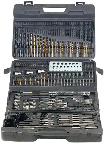 Bohrer-Bit-Set AGT 204-teilig im Koffer für verschiedene Anwendungen
