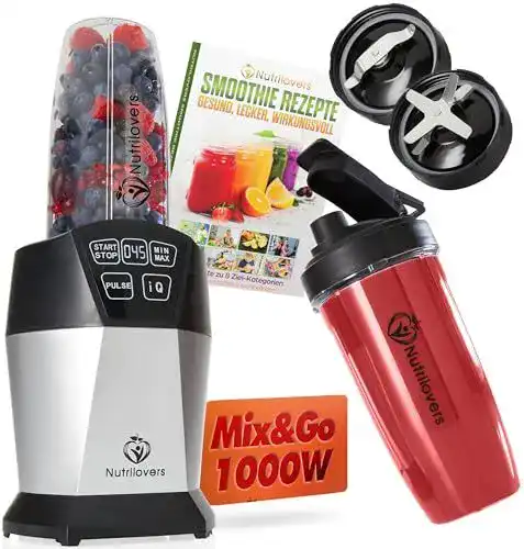 Kompakter Standmixer Nutrilovers NUTRI-BLENDER für Smoothies und Shakes