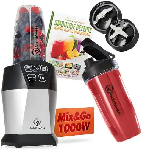 Kompakter Standmixer Nutrilovers NUTRI-BLENDER für Smoothies und Shakes