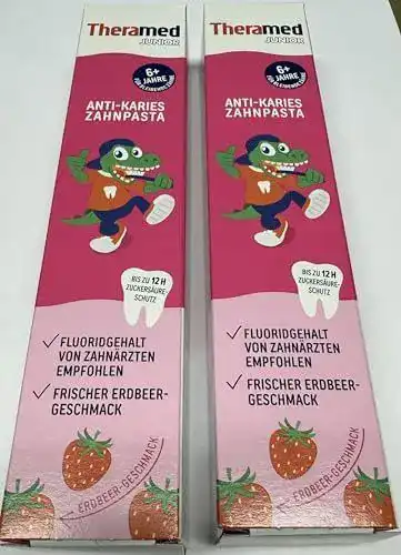 Theramed Junior Anti-Karies Zahnpasta für Kinder ab 6 Jahren