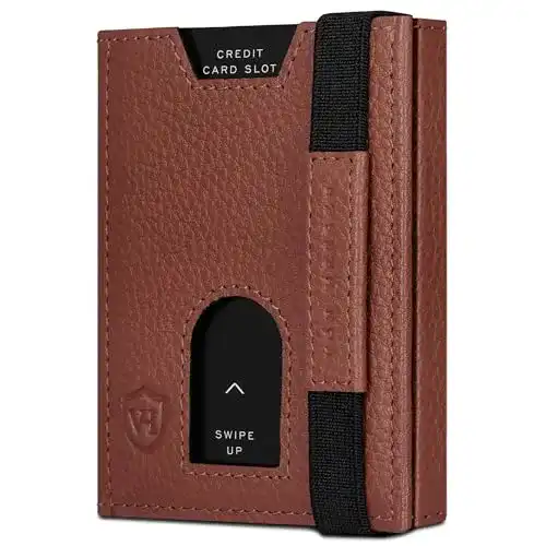 Kreditkartenetui von Heesen Slim Wallet mit großem Münzfach