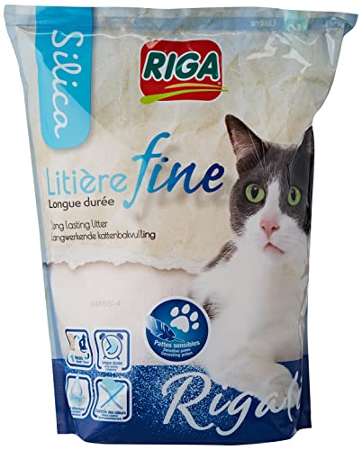 Silikatstreu Riga lit Feinkörnig für Katzen 1,6 kg