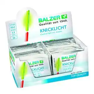 Knicklichter Angeln Balzer 100 Stück – Knicklicht-Box für Angler