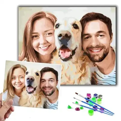 Cleverfine Malen nach Zahlen Set für eigene Fotos und Bilder