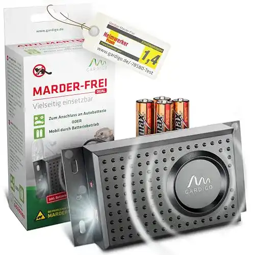 Marderschutz Gardigo Marderschreck Marder-Frei Dual für mobile Abwehr