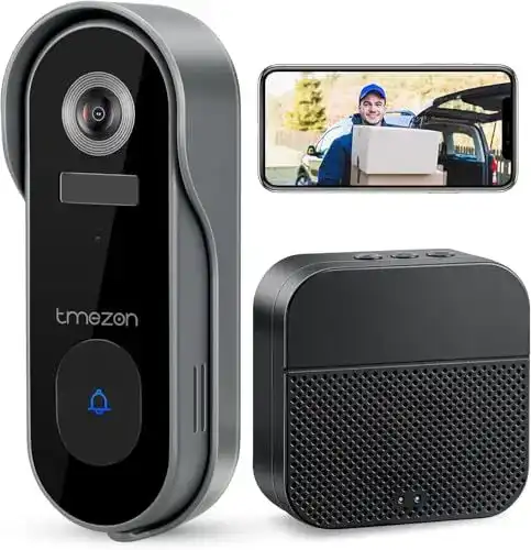 WLAN Türklingel TMEZON mit Kamera und Diebstahlalarm