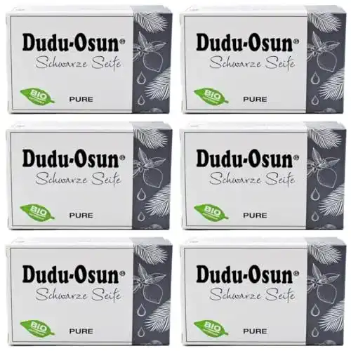 Dudu-Osun Pure Seife – Parfümfrei, 6 Barren à 150 g