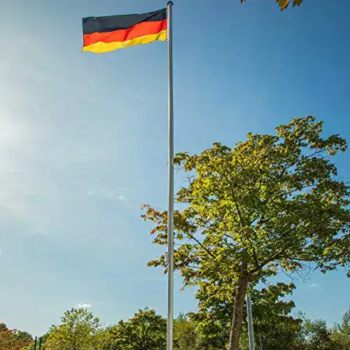 Fahnenmast aus Aluminium 620 cm, Flaggenmast ohne Fahne