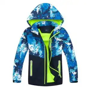 Softshelljacke für Kinder von Lausons – Gefütterte Übergangsjacke für Jungen