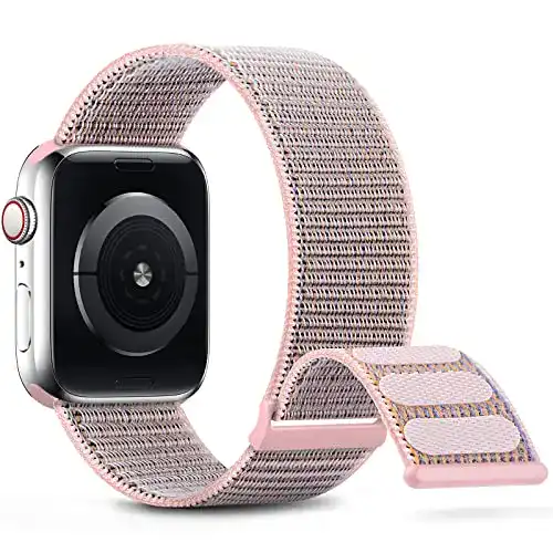 Jiamus Nylon Solo Loop Armband für Apple Watch Modelle
