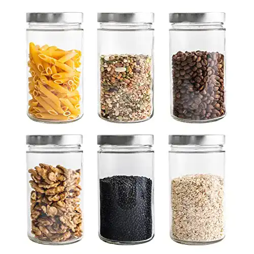 Fermentiergläser Pureganic 6er Set mit 720 ml Füllvolumen
