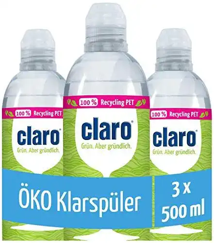 Klarspüler Claro Öko 3 x 500 ml in umweltfreundlicher Verpackung