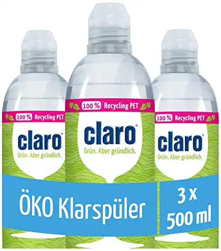 Klarspüler Claro Öko 3 x 500 ml in umweltfreundlicher Verpackung