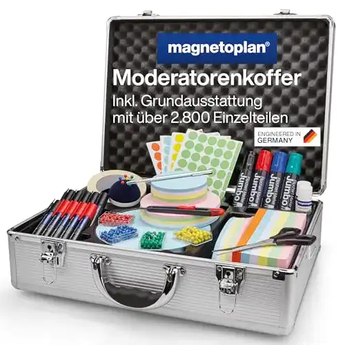 Moderationskoffer von Magnetoplan mit 2800 Teilen