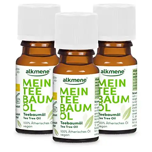 Alkmene Teebaumöl gegen Pickel, 3er Pack (3 x 10 ml)