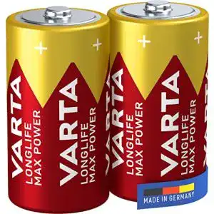 LR14 Varta Batterien C Baby 2 Stück Longlife Max Power Alkaline 1,5V
