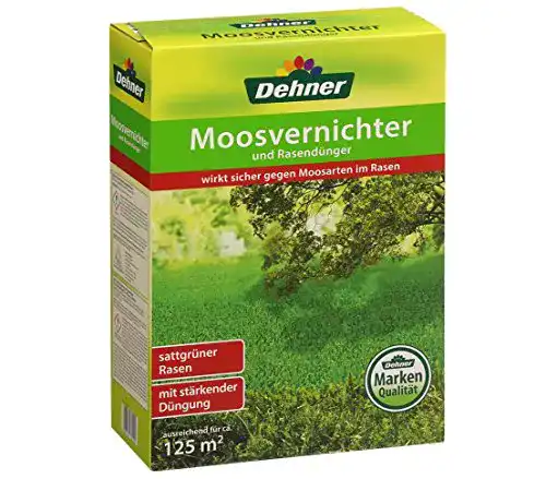 Dehner Moosvernichter und Rasendünger, 5 kg für ca. 125 qm