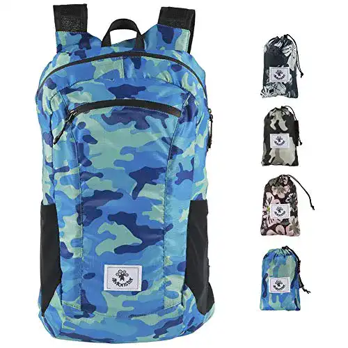 Faltbarer Rucksack 4Monster – Ultra leichter Unisex Tagesrucksack
