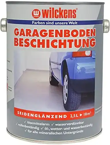 Garagenbodenbeschichtung Wilckens 2,5 l für Beton- und Estrichböden