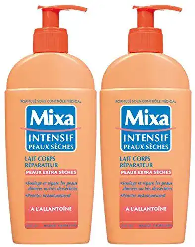 Mixa Body Intensive Hautpflegemilch für trockene Haut, 250 ml, 2 Stück