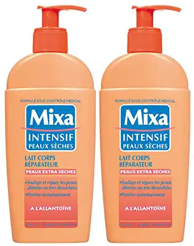 Mixa Body Intensive Hautpflegemilch für trockene Haut, 250 ml, 2 Stück